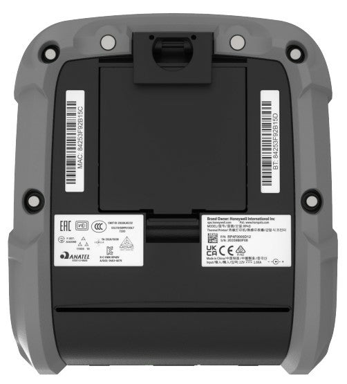 Honeywell RP4f – Mobiler Handdrucker, Thermodirekt, 203 × 203 dpi, USB, WLAN, Bluetooth, NFC, für Rollen bis 1