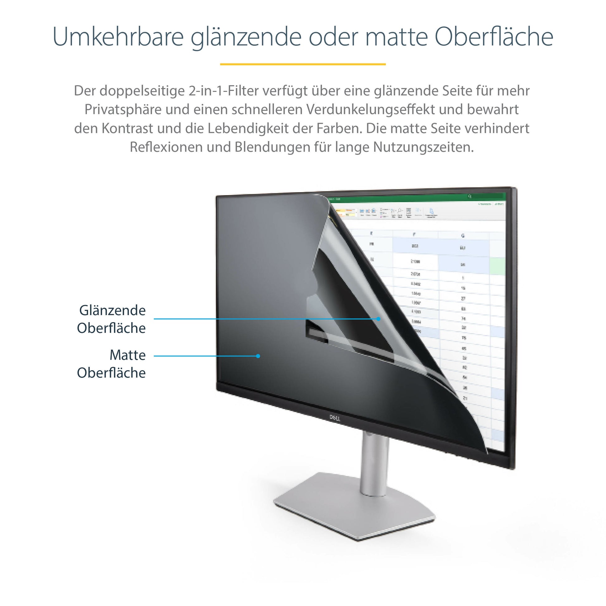 StarTech.com Displayschutz für 22" Monitore