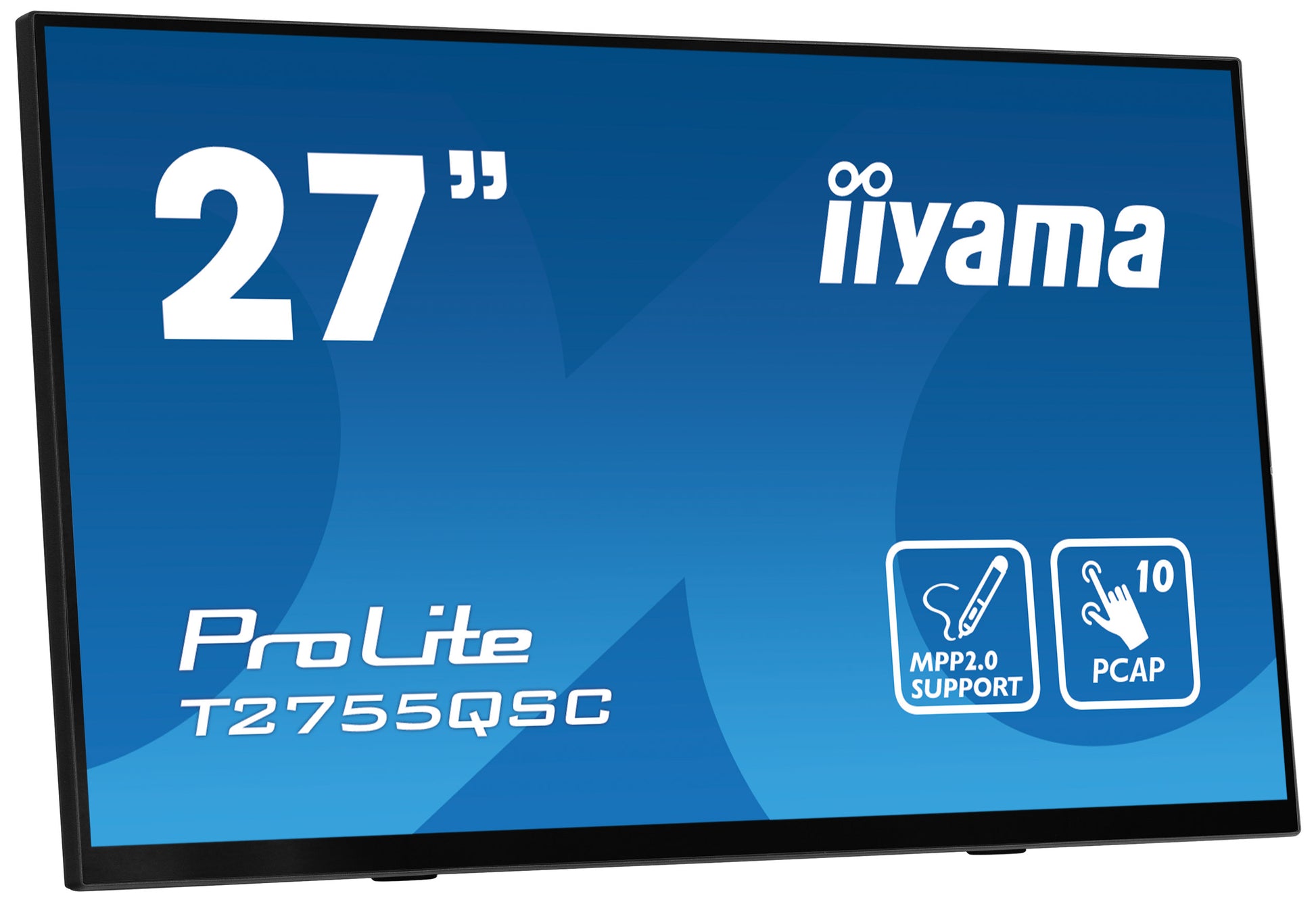iiyama ProLite T2755QSC-B1 – Touch-Monitor 27" – 2560 × 1440, IPS, PCAP 10-Punkt, HDMI/DP/USB-C