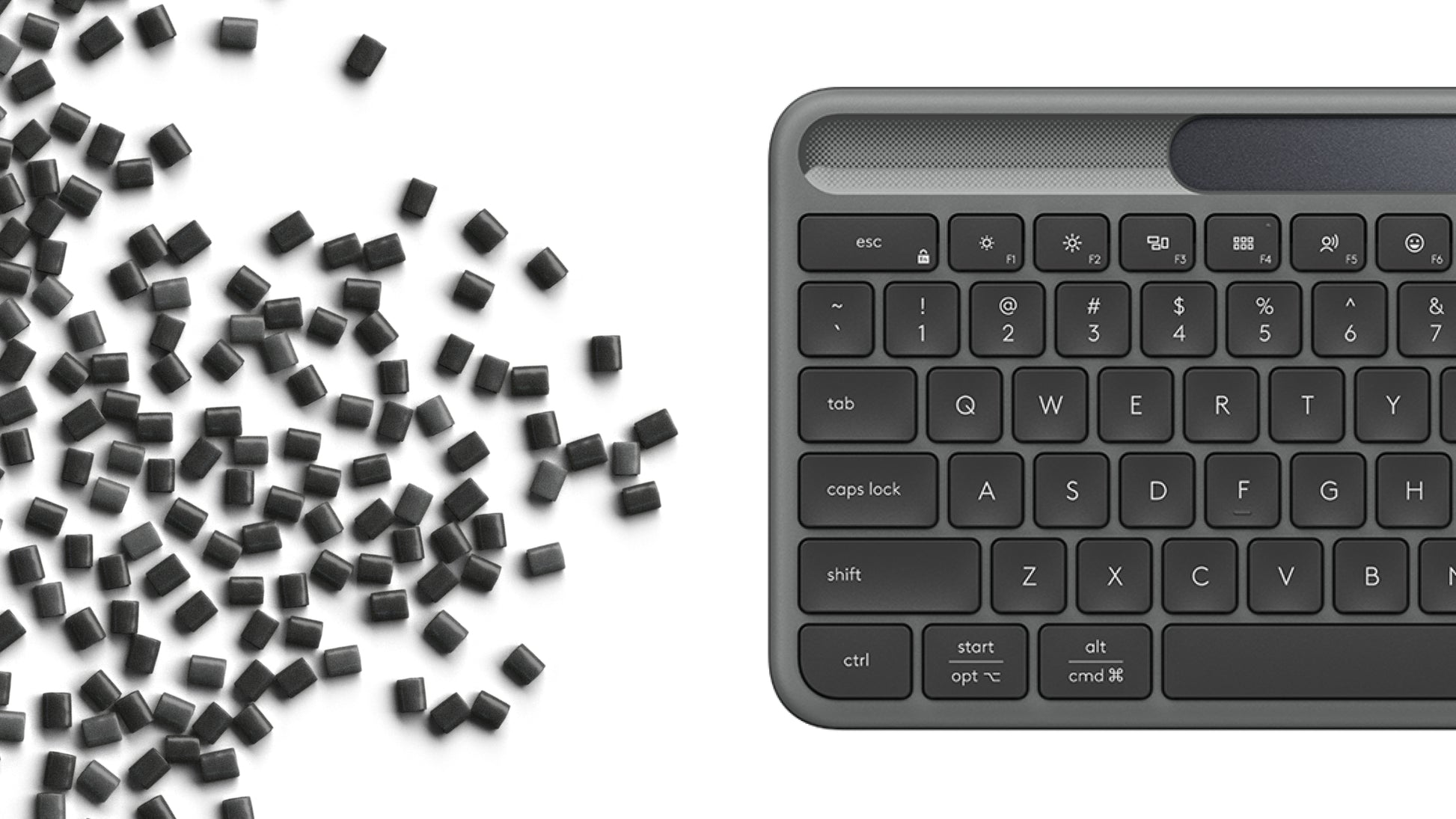Logitech Signature Slim Solar+ K980 – Tastatur – Bluetooth & 2,4 GHz – Solar, wiederaufladbar – QWERTZ (DE)