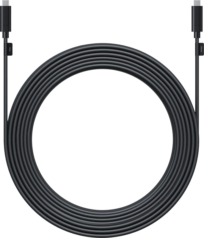Insta360 USB-C auf USB-C Kabel – USB 3.2 Gen 1 (5 Gbit/s) – 10 m – Schwarz
