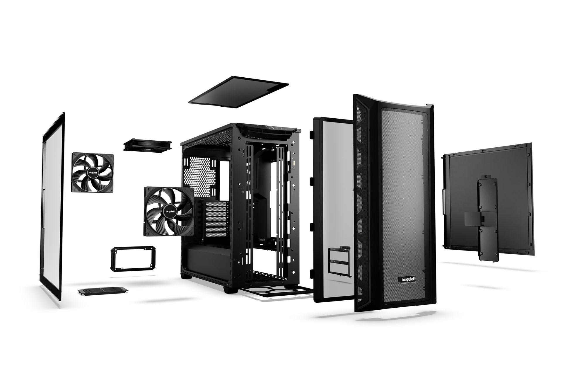 be quiet! be quiet Shadow Base 800 – PC-Gehäuse – für ATX, EATX, micro-ATX, Mini-ITX, max. GPU 43 cm, Schwarz