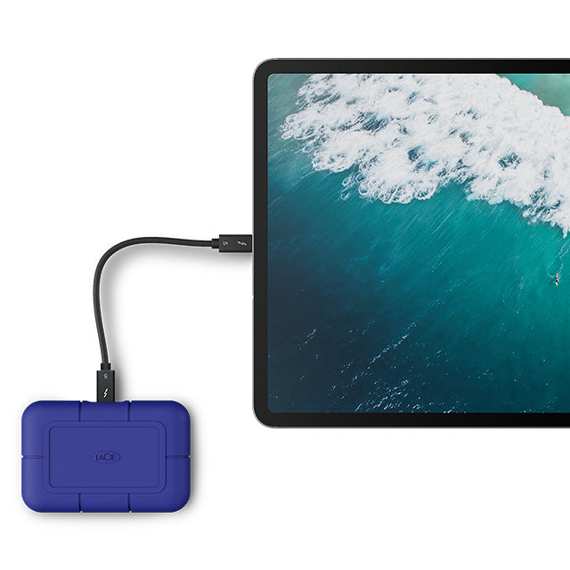 LaCie EXT Speichergerät – 2 TB, Thunderbolt 5, ohne Verschlüsselung