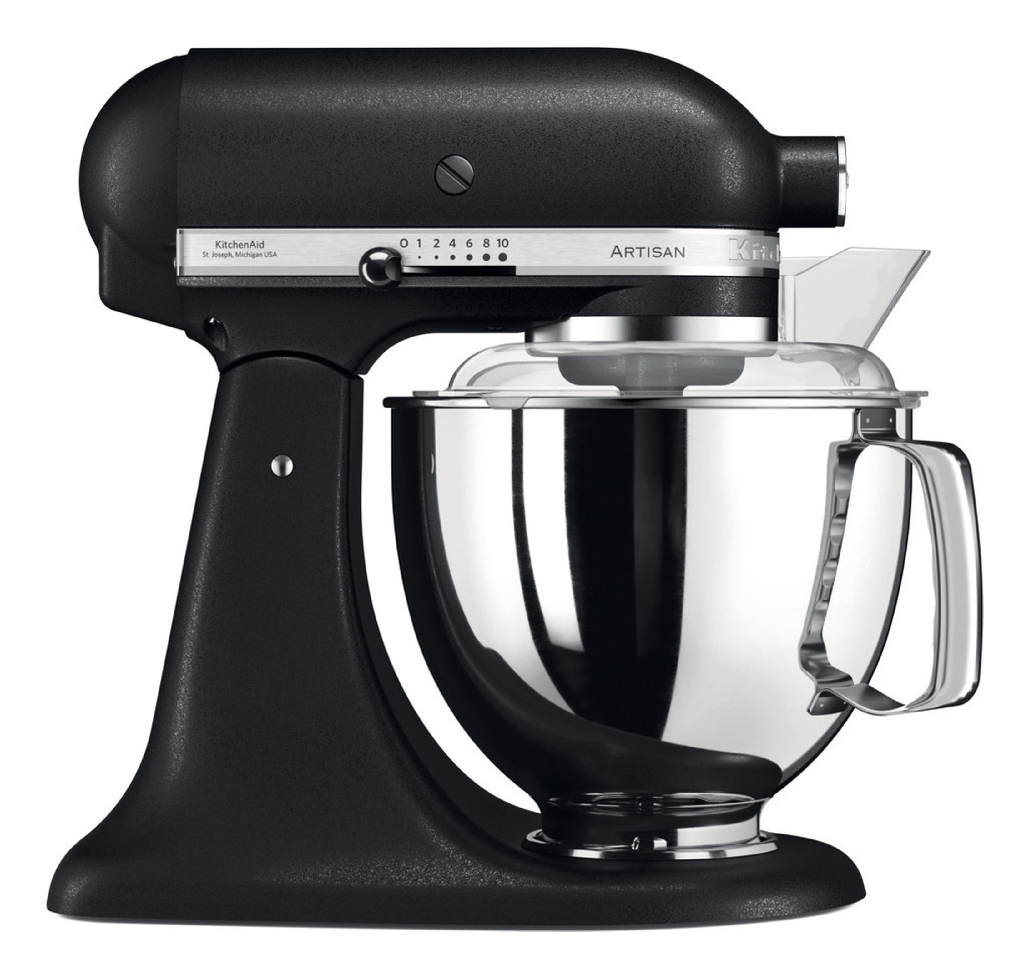 KitchenAid Artisan Standmixer 5KSM175PSEBK – 4,8 l, 10 Stufen, 300 W, Schlagen & Kneten – Schwarz