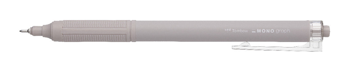 Tombow MONO graph Lite Kugelschreiber – Blau, Spitze 0,5 mm, Druck, Braun, nachfüllbar, 1er Pack
