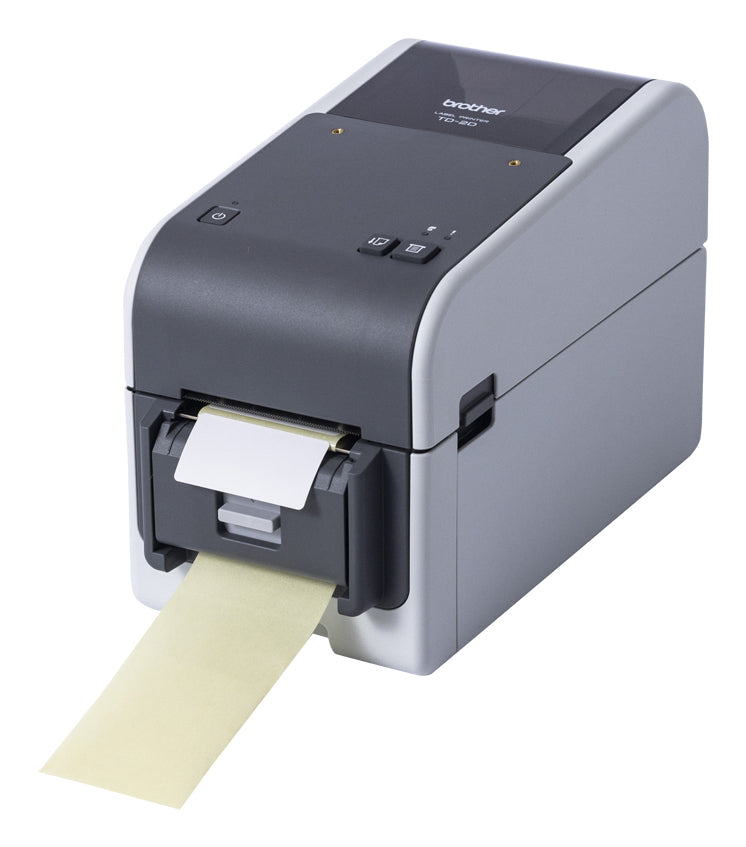 Brother TD-2320D300 – Etikettendrucker, Thermodirekt, für Etiketten bis 59 mm, USB, LAN, 300 dpi