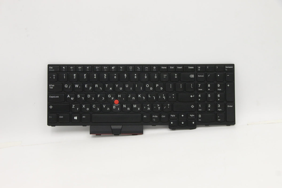 Lenovo Notebook-Ersatztastatur – Hebräisch, Schwarz – für ThinkPad L15 Gen 2 (20X3, 20X4)