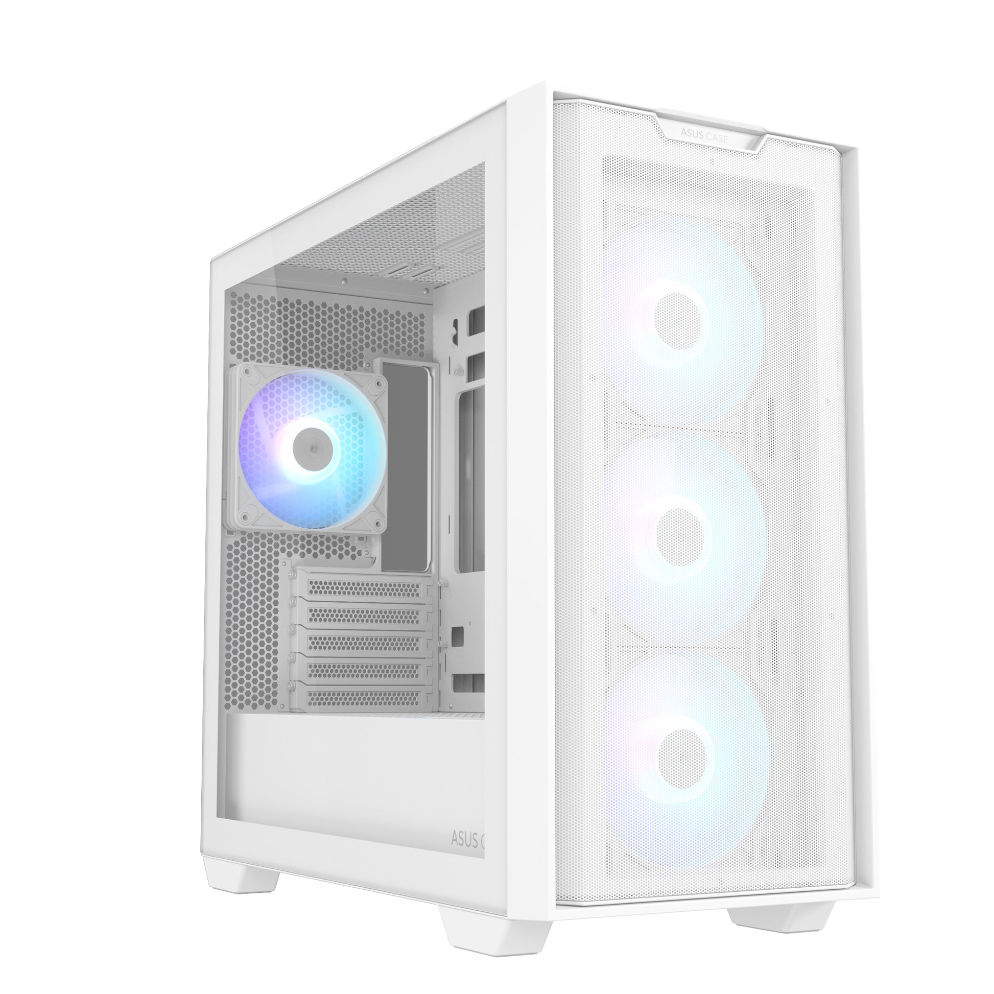 ASUS A21 PLUS – PC-Gehäuse – micro-ATX, Mini-ITX, Weiss, 3×120 mm vorne, 1×120 mm hinten, 465×220×430 mm