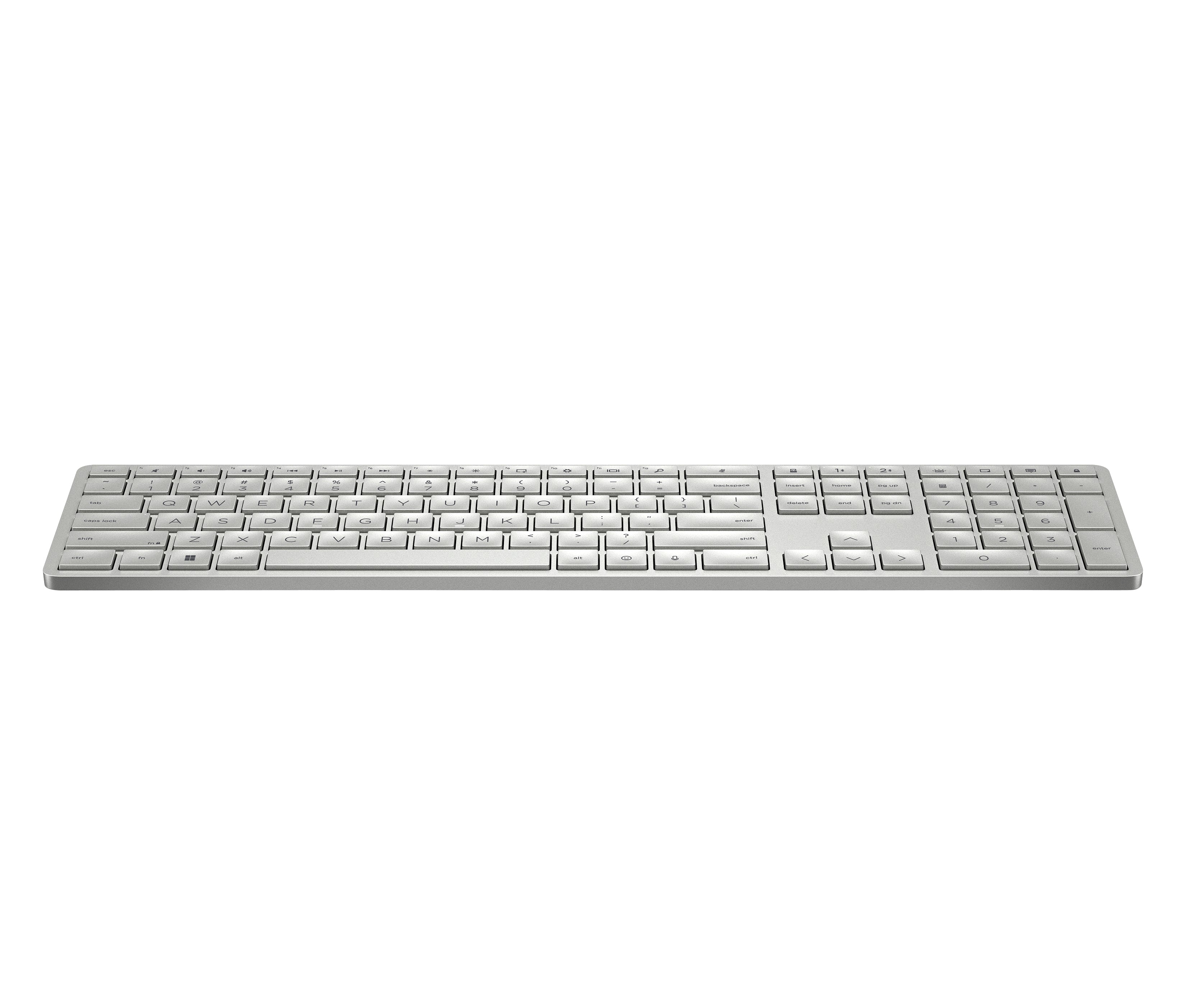 HP 970 – Tastatur – Bluetooth – Programmierbar, Multi-Device – USB-C-Ladeport – für PCs mit USB-A-Anschluss