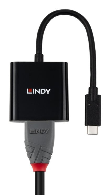 Lindy 43438 Adapter USB-C zu HDMI – 4K (3840 × 2160) @ 60 Hz, 0,15 m, HDMI 2.0, DP Alt Mode, HDCP