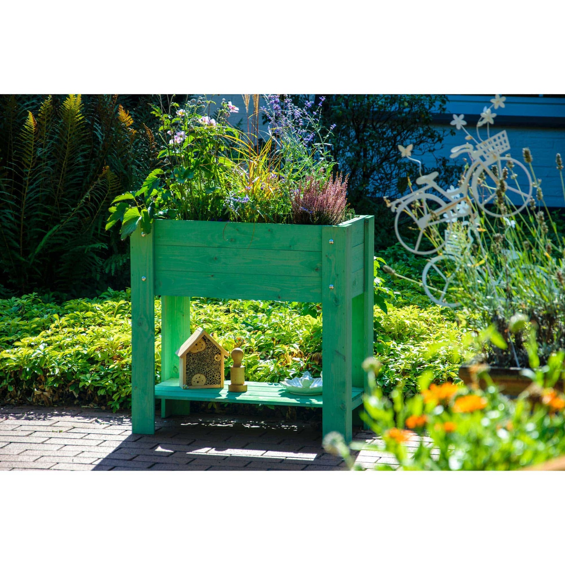 Dobar Hochbeet Urban – 80,3 × 40 × 78,4 cm, Kiefernholz, Grün