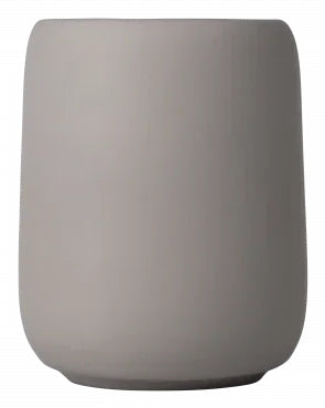Blomus Zahnbürstenhalter Sono – 8,6×8,6×10,7 cm, Keramik, Grau