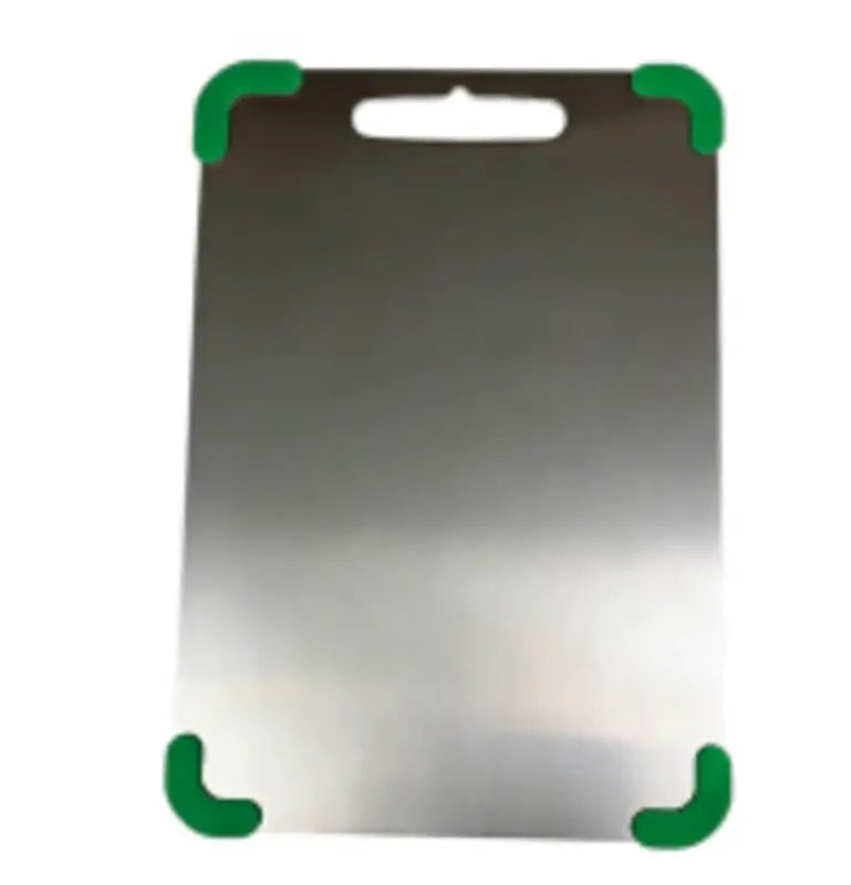 Nouvel Titan – Schneidebrett 34 × 23 × 0,2 cm, Metall/Silikon, Grün