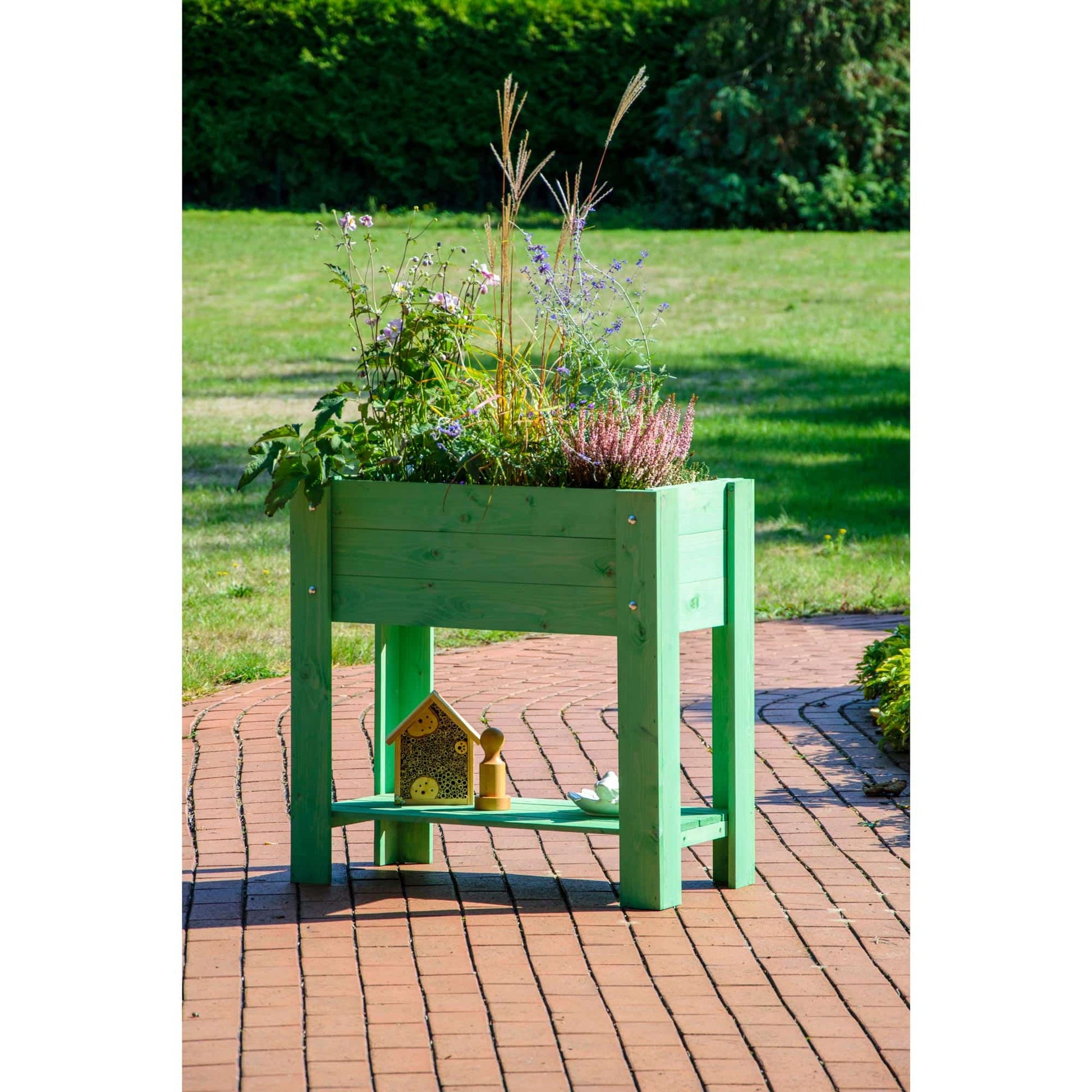 Dobar Hochbeet Urban – 80,3 × 40 × 78,4 cm, Kiefernholz, Grün