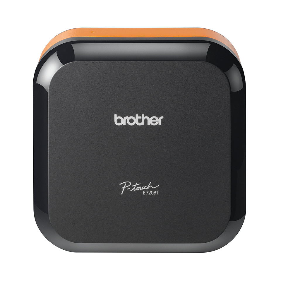 Brother Cube Pro E720BT Etikettendrucker – Bluetooth, Thermodruck, Lithium-Ionen-Akku, max. Druckhöhe 18 mm