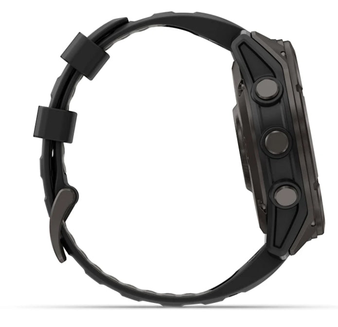 Garmin fēnix 8 Pro 51 mm GPS + Cellular – Titan Schwarz, Sportband Schwarz, 100 m