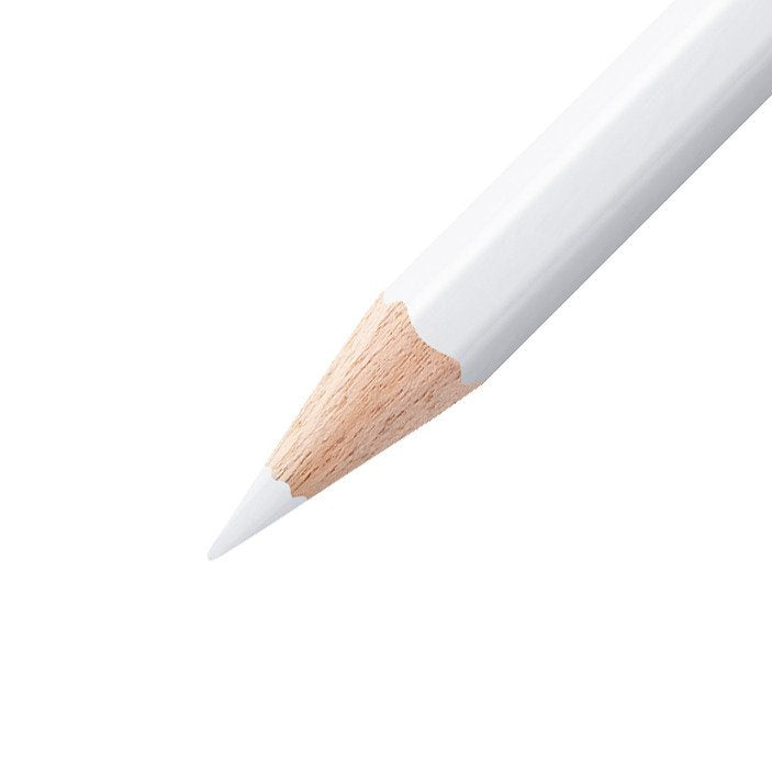 STABILO Buntstift Original – Sechskant, Minen-Ø 2,5 mm, Einzelstift Weiss