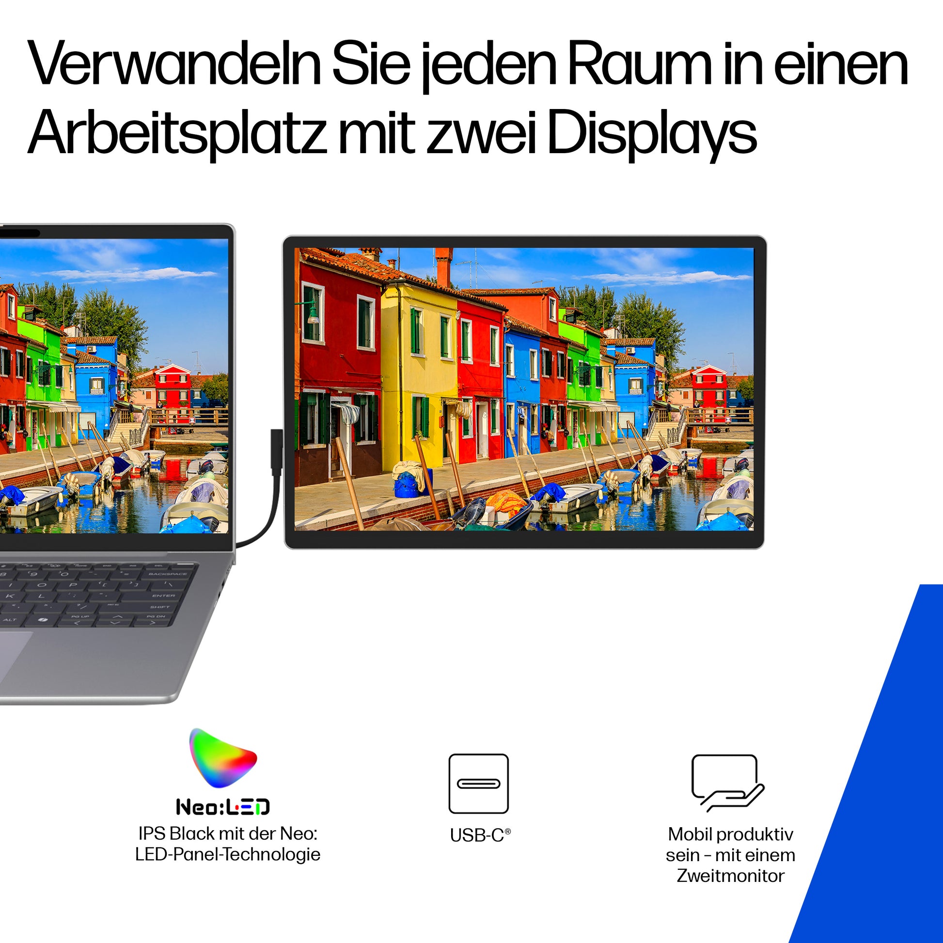 HP Series 5 Pro 514Pn – 14", 2560 × 1600, IPS Schwarz, USB-C 65 W