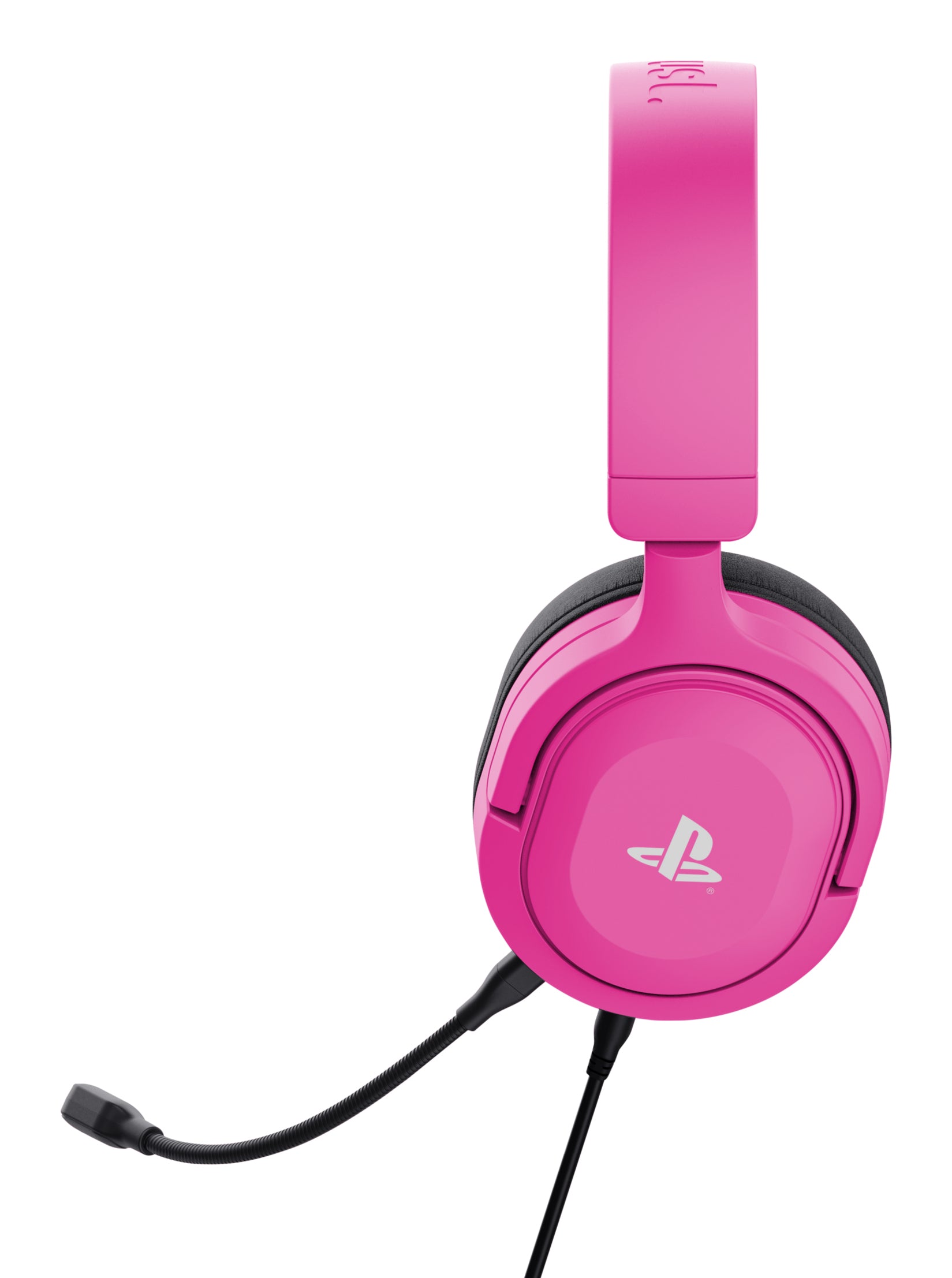 Trust GXT 498P Forta Gaming-Headset – Over-Ear, Stereo, Kabelgebunden, 3,5 mm Klinke, Rosa