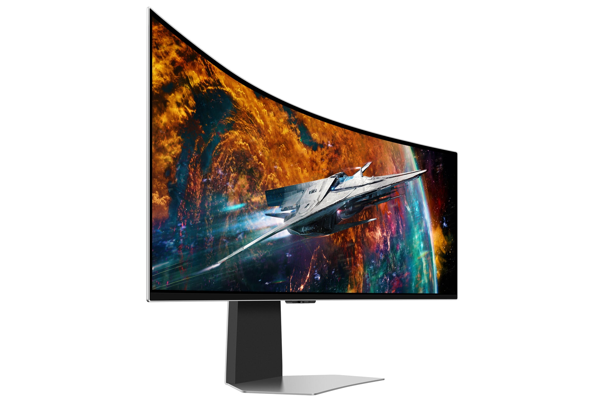 Samsung Odyssey G95SC – 49" Curved, 5120 × 1440 (DQHD), OLED, 240 Hz, DisplayHDR 400