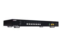 Lindy Rack-PDU – 2,5 kW, 110–250 V, 16 A, C20 IN, 8× C13 OUT, 1U – Schwarz