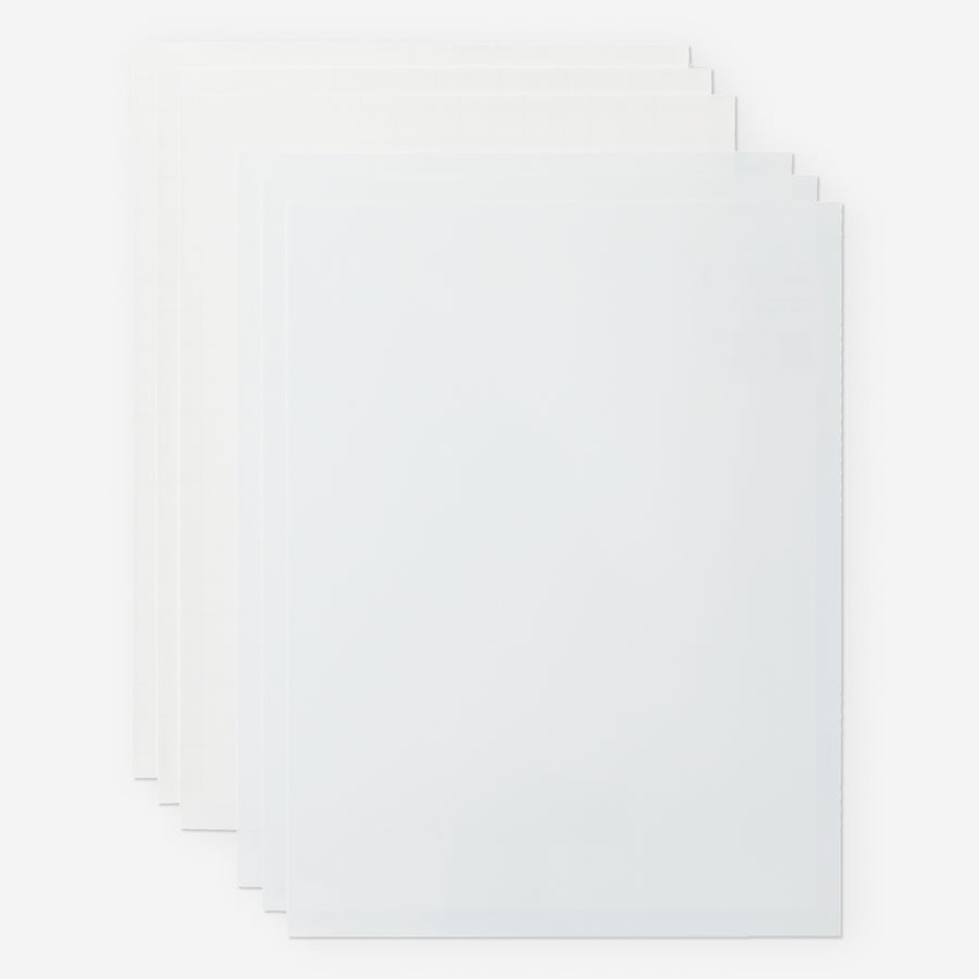 Cricut Stickerpapier – für Cricut Maker, Explore 3 und Joy Xtra – A4 – Transparent – 6 Stk.