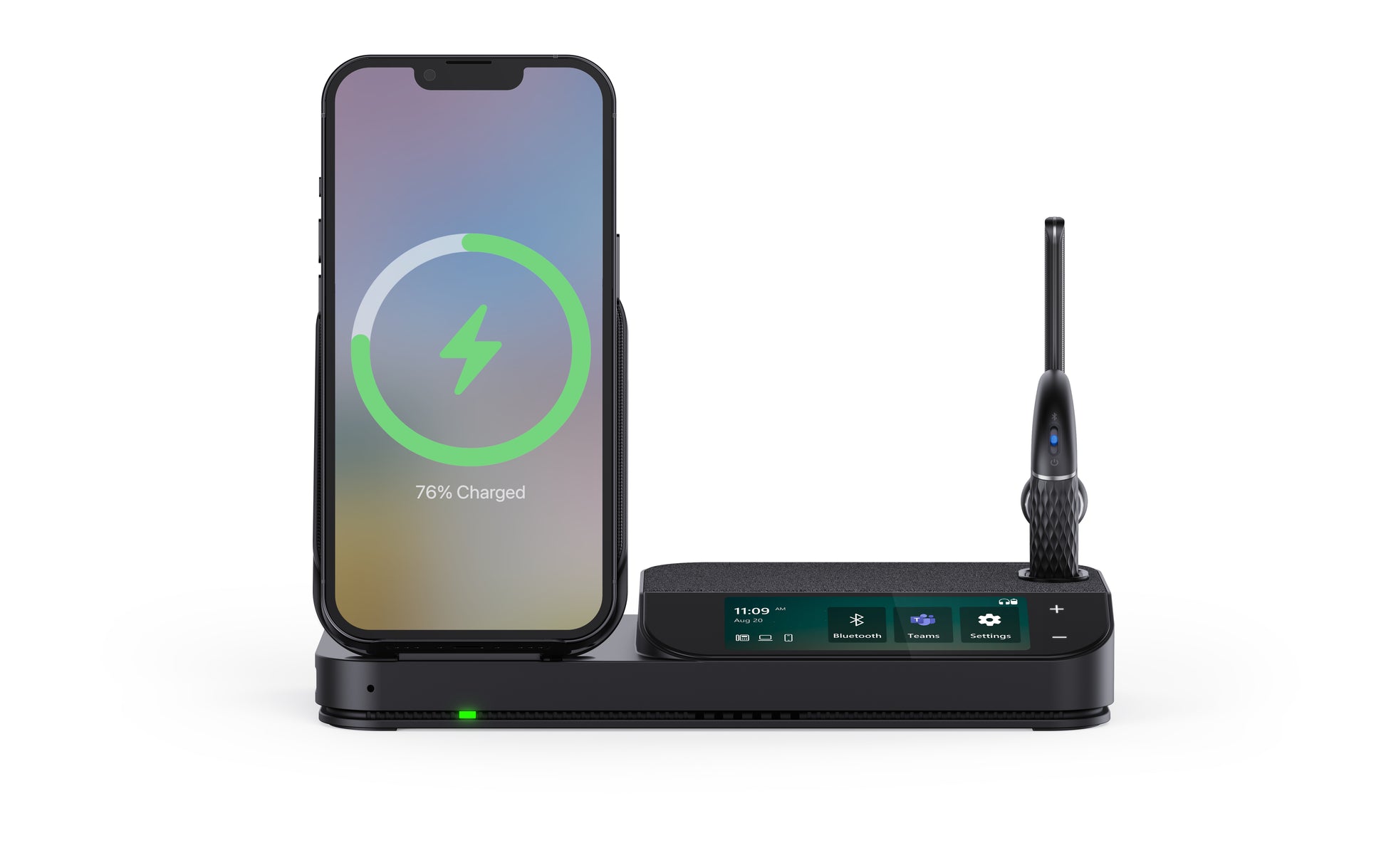 Yealink Bh71 Workstation – Mono Headset – Bluetooth, USB-C, mit Ladestation, ANC – Schwarz – bis 10 h