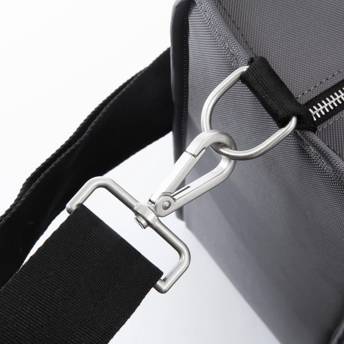 Sigel Tragetasche Desk Sharing Bag – 15,1 l, rPET, grau, 36 × 28 × 15 cm