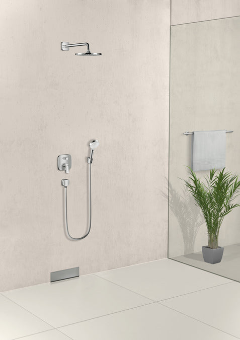 Hansgrohe Crometta S Kopfbrause – Ø24×6 cm, Kunststoff/Metall, Deckenmontage, Chrom
