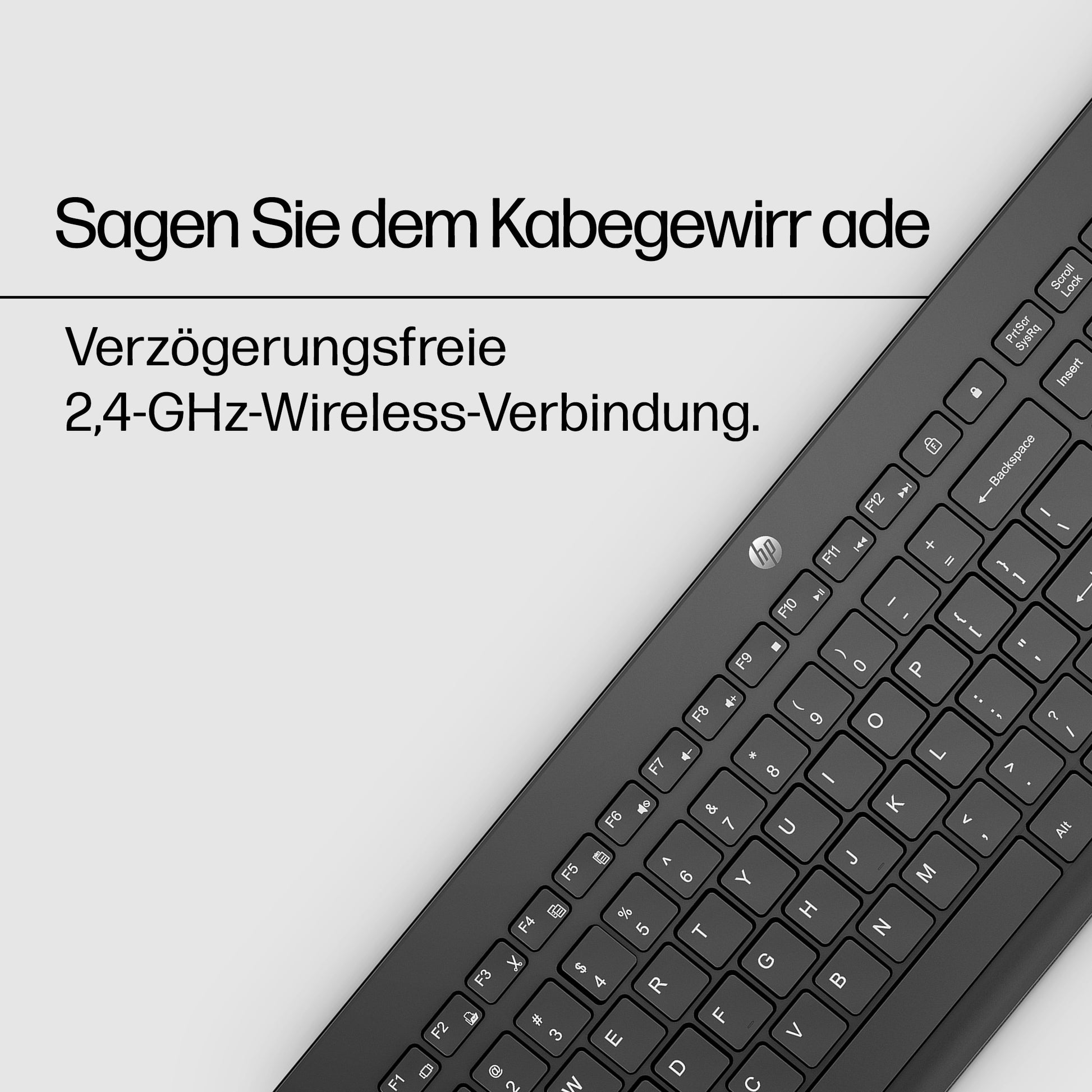 HP 230 – Tastatur, kabellos, schwarz