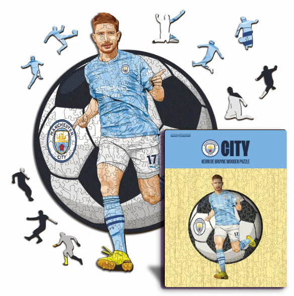 Iconic Puzzles Man City FC Kevin De Bruyne – Logikspiel, 1 Spieler, ab 10 Jahren