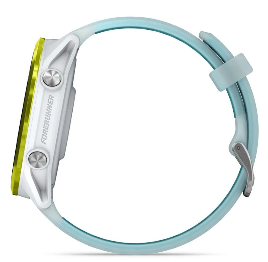 Garmin Forerunner 570 47 mm GPS – Aluminium Weiss, Sportarmband, Blau, 50 m, für Android, iOS