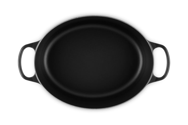 Le Creuset Kochtopf Signature – 8,9 l, Ø 45,1 cm, Gusseisen, Emaille, für Feuer, Schwarz