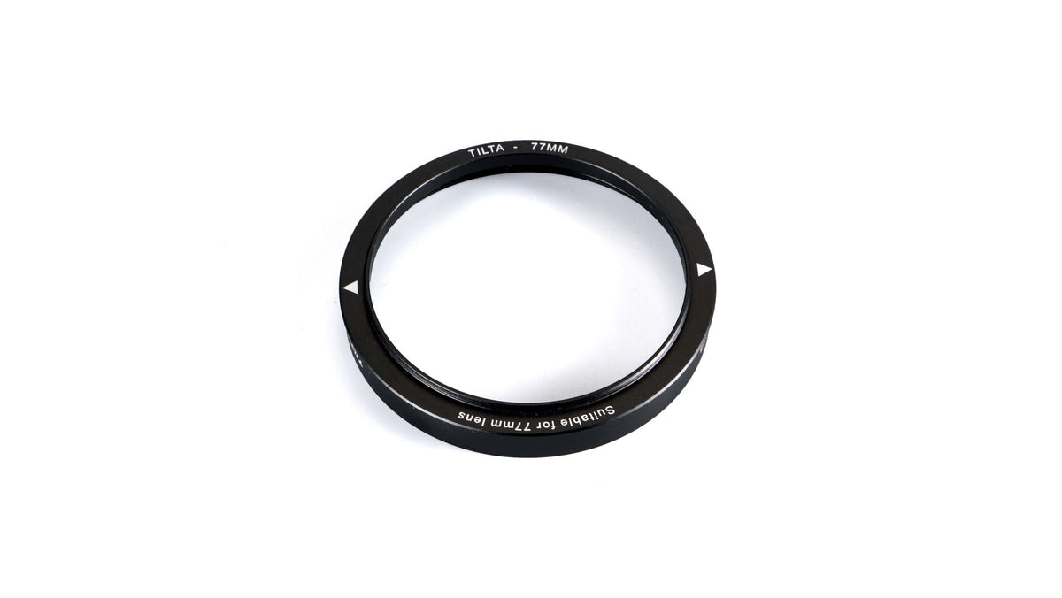 Tilta MB-T15-77 Filterhalter-Adapterring – 77 mm – für Mini Clamp-on Matte Box – Schwarz