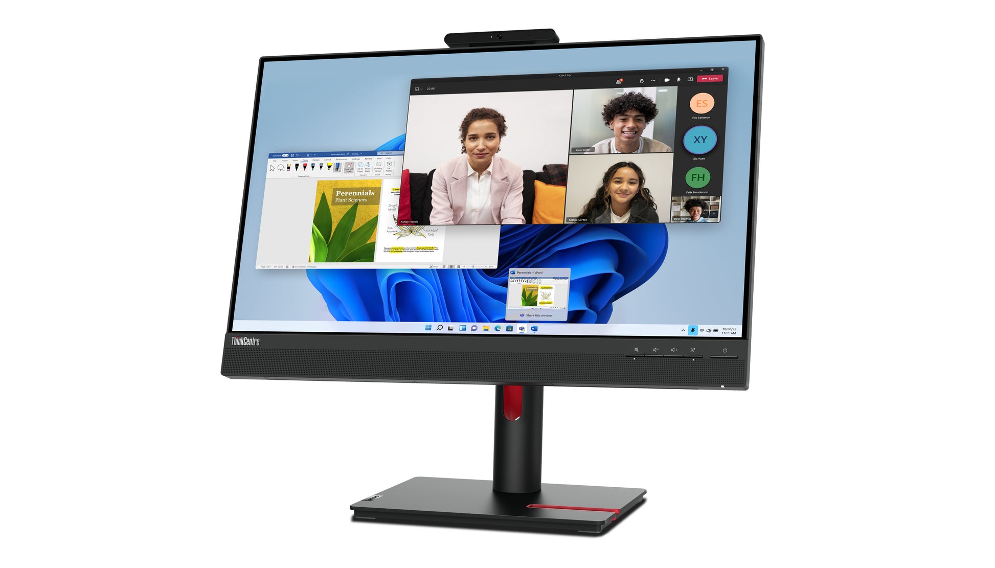 Lenovo TIO24 (Gen 5) – Monitor, 23,8" 1920 × 1080 (Full HD), IPS, Touch