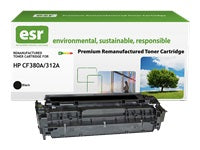 esr 312A (CF380A) Schwarzer Toner – Kompatibel – 2'400 Seiten – für HP