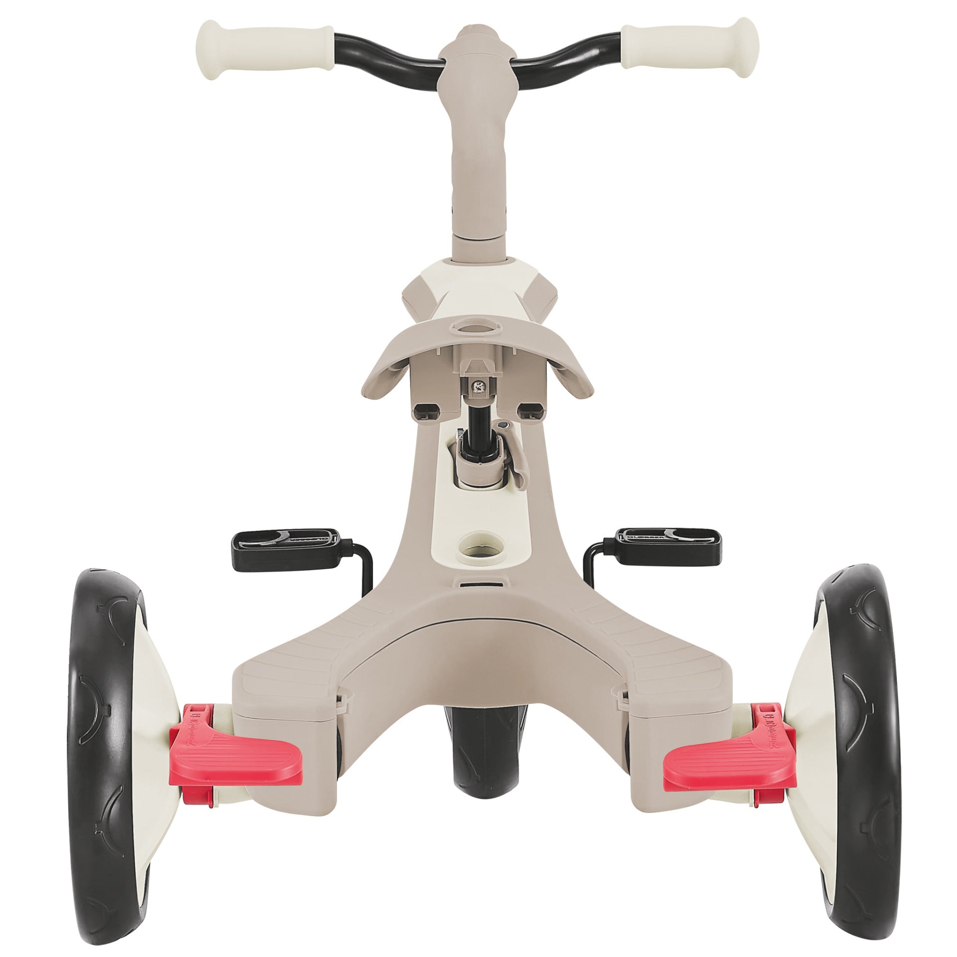 Globber Explorer 4-in-1 Ecologic Dreirad – Ø 25,4 cm – ab 10 Monaten – beige – Polycarbonat – max. 20 kg