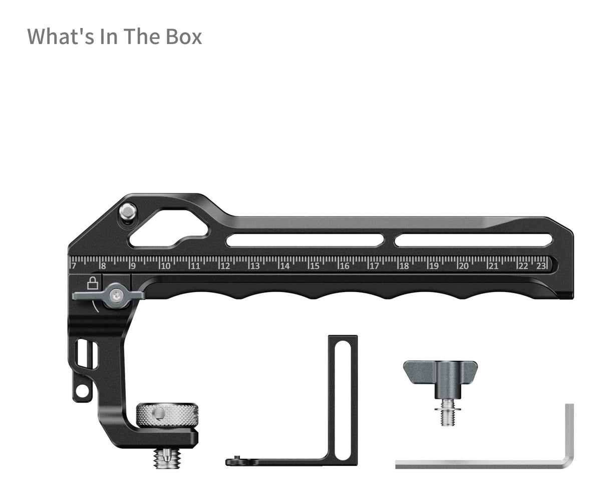 SmallRig 5236 Handgriff für Digitalkamera – Aluminium, 204,4 × 37,7 × 91,6 mm – für DJI – Schwarz