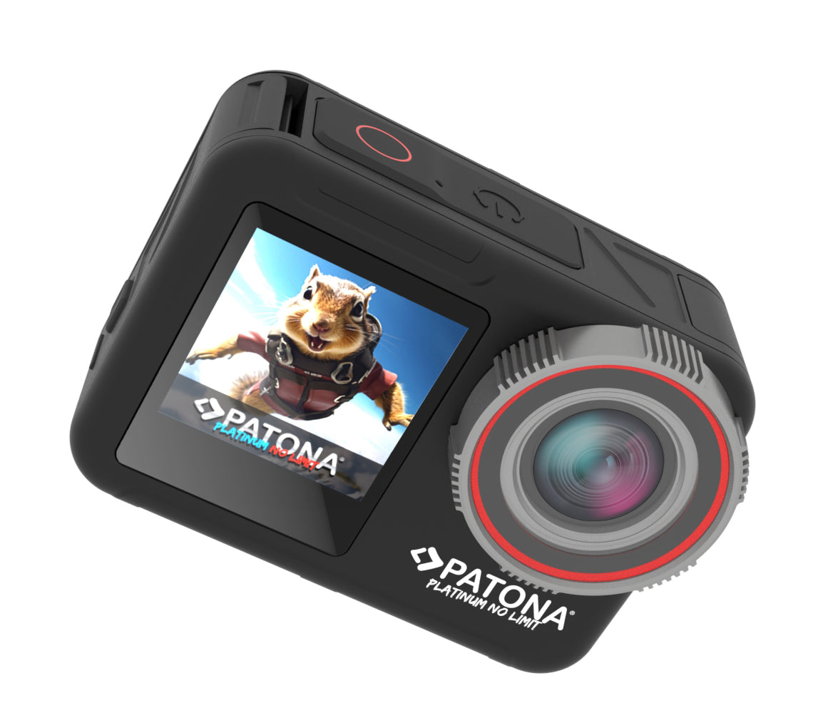 PATONA Action Cam Life SL5 – Action-Cam, 6K, wasserdicht bis 30 m, schwarz