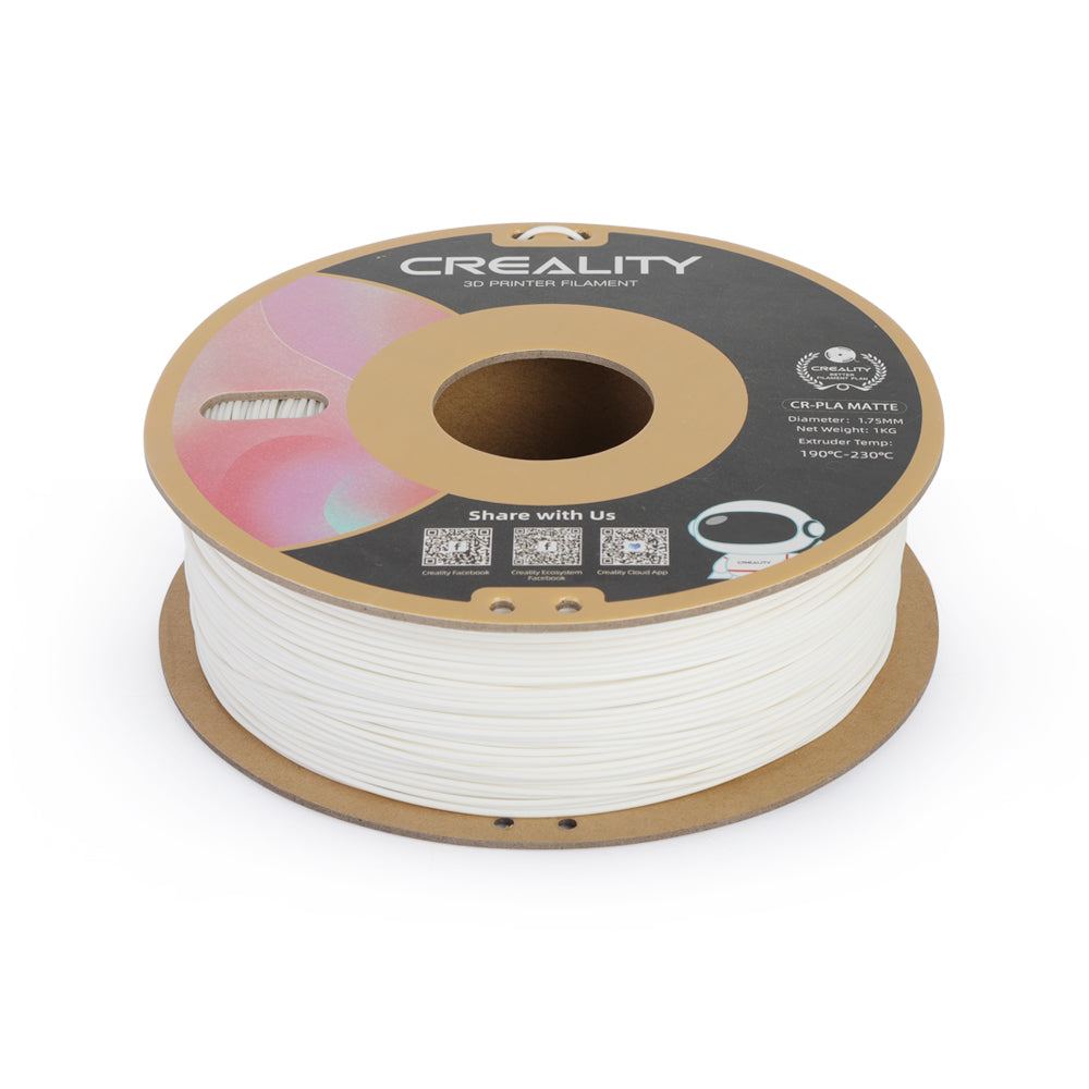 Creality 3D-Drucker-Filament PLA 1,75 mm, Weiss, 1 kg – für Creality 3D