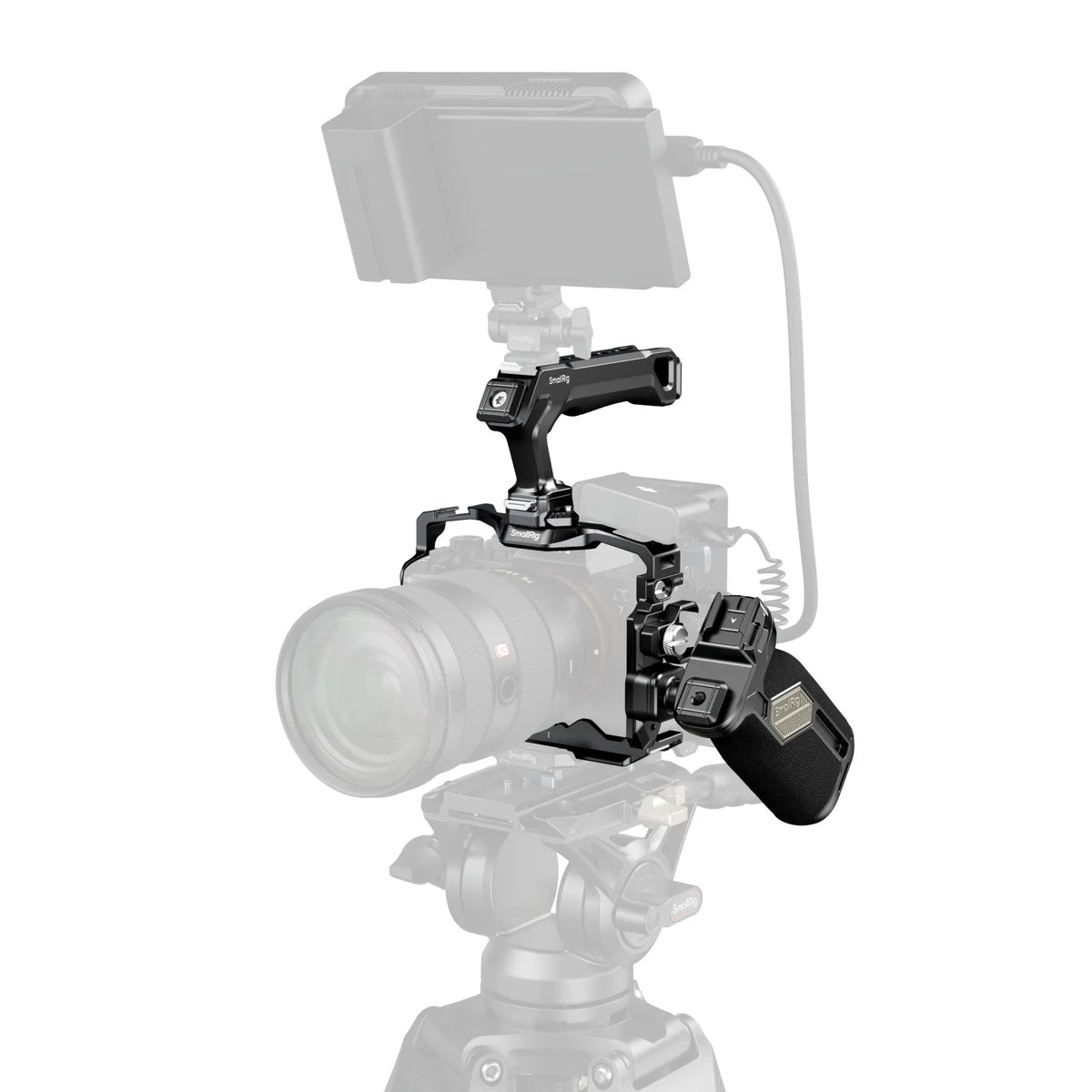 SmallRig HawkLock 5599 Cage Kit – für Sony Alpha 7R V, 7 IV, 7S III und andere – Schwarz