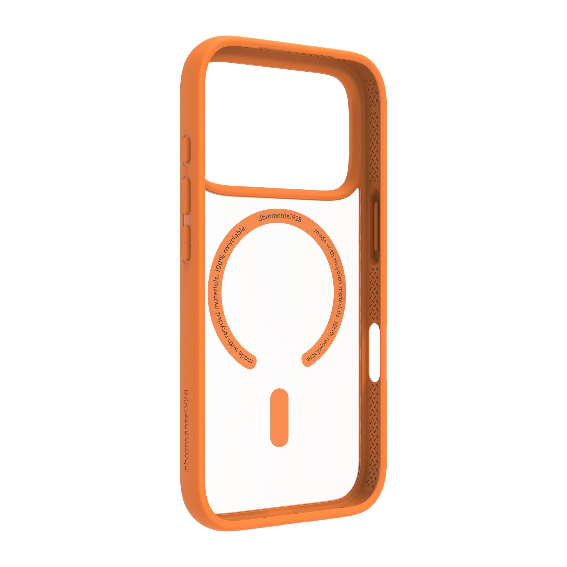dbramante1928 Grenen MS Backcover – für Apple iPhone 17 Pro, Kunststoff, Orange, bis 2 m sturzsicher