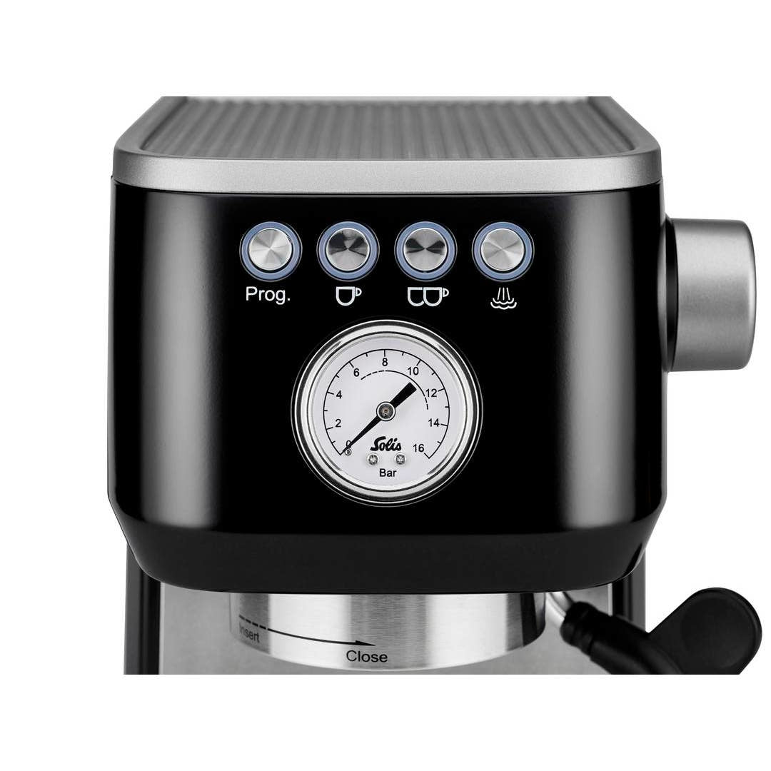 Solis Barista Perfetta+ Typ 1170 Espressomaschine (Siebträger) – 15 bar, 1,7 l, Dampfdüse, 19 × 37 × 32 cm