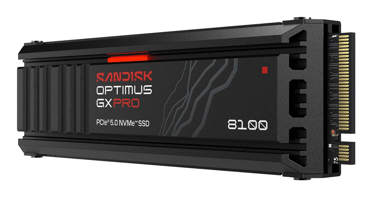 SanDisk Optimus GX PRO 8100 8 TB – M.2 2280 NVMe, PCIe 5.0