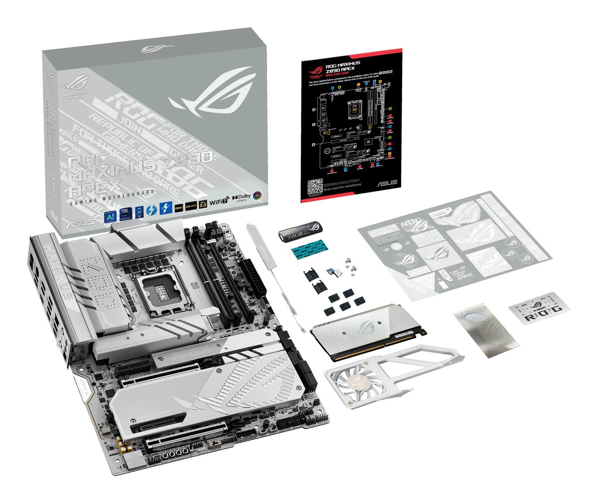 ASUS ROG MAXIMUS Z890 APEX – Mainboard – LGA 1851, Intel Z890, ATX, DDR5