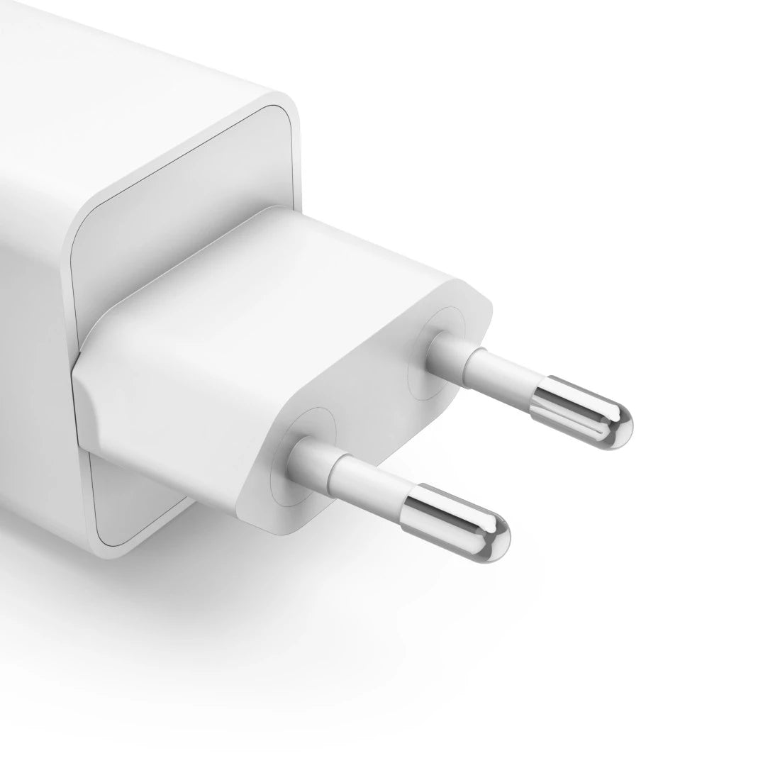 Hama 00125146 USB-Ladegerät 40 W – USB-C×2 – PD, QC 3.0, GaN – für Smartphones, Tablets u. a. – Weiss