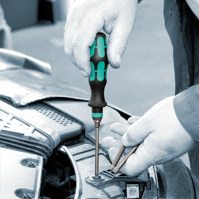 Wera Schraubendreher-Bit-Set Kraftform Kompakt 62 – 32 Bits – Antrieb 1/4"