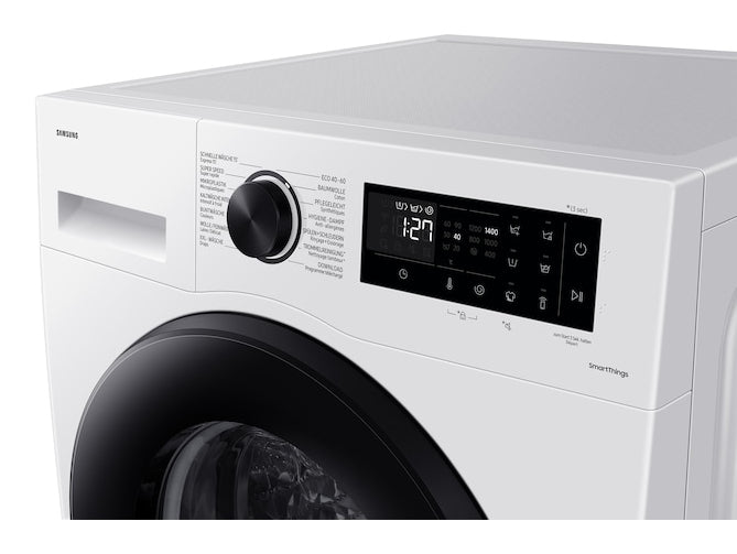 Samsung Waschmaschine Frontlader, WW5000, 60 × 60 × 85 cm, Metall, Weiss, 11 kg, 1400 U/min, AI EcoBubble