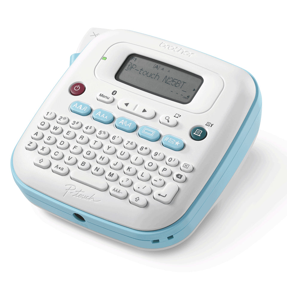 Brother P-touch PT-N25BT – Beschriftungsgerät, für Schriftbänder bis 12 mm, App-Steuerung (iOS/Android), LCD