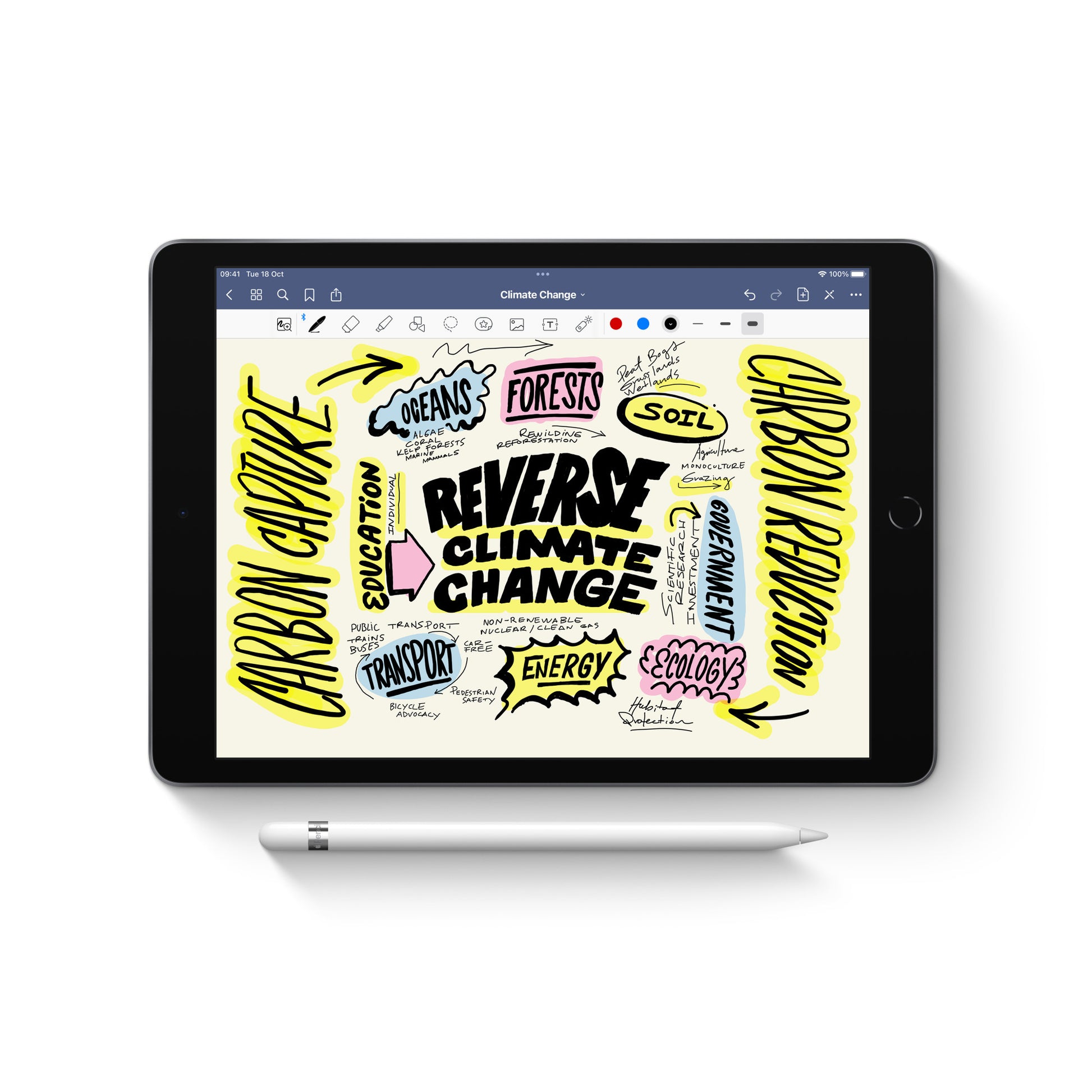 Apple Pencil (1. Gen.) Eingabestift für iPad (6.–10. Gen.), iPad Pro 12,9" (1.–2. Gen.), iPad Pro 10,5"/9,7"